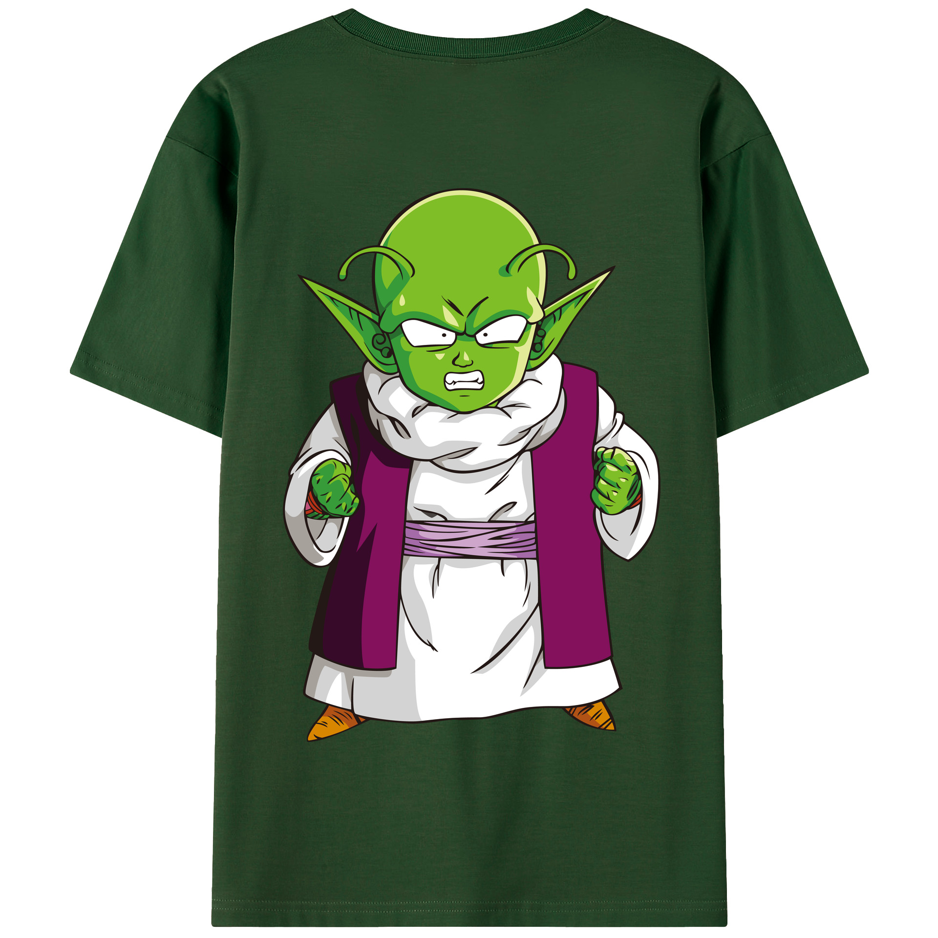 （画像用） ドラゴンボール ピッコロ DRAGON BALL Piccolo 綿100％半袖Tシャツ（背面プリント）